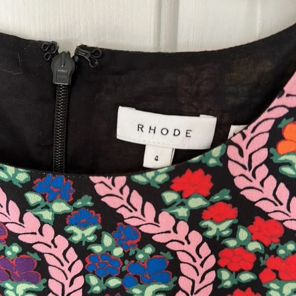 Rhode Chiara Multicolor Cutout-Waist Midi Dress - Picture 5 of 8